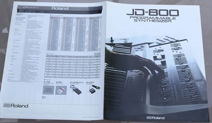 Roland-JD-800 and TR-505 brochures